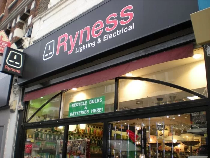 Ryness light fixture stores near me 